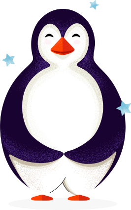Frosty the Penguin of Antarctica Global Indo French Custom Software Development Company